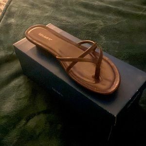 Purple sandals size 8